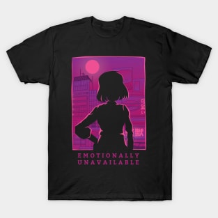 Emotionally Unavailable, Emotionally Tired, Anime T-Shirt